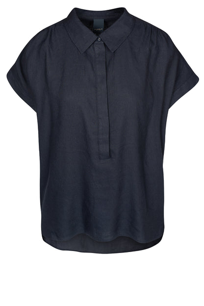LUXZUZ // ONE TWO Jardine Blouse Blouse 575 Navy Blue