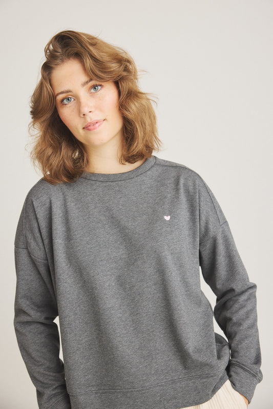 LUXZUZ // ONE TWO Jeanie Sweat Sweat 833 Asphalt