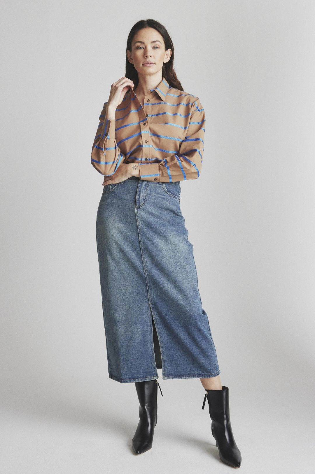 LUXZUZ // ONE TWO Jeansana Skirt Skirt 532 Used Denim