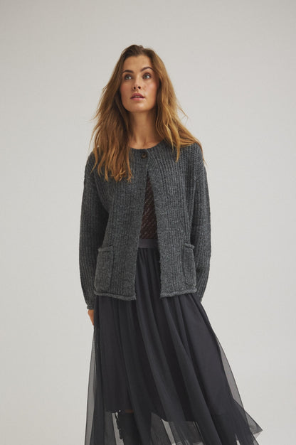 LUXZUZ // ONE TWO Jeantos Knit Knit 833 Asphalt