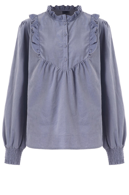 LUXZUZ // ONE TWO Josefia Blouse Blouse 531 Faded Denim