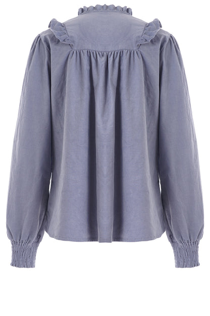 LUXZUZ // ONE TWO Josefia Blouse Blouse 531 Faded Denim