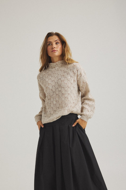 LUXZUZ // ONE TWO Joye Knit Knit 759 Light Taupe