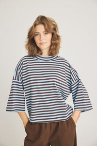 Julia T-Shirt - Chambray Blue