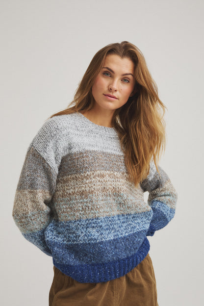 LUXZUZ // ONE TWO Juliane Knit Knit 568 Mood Indigo