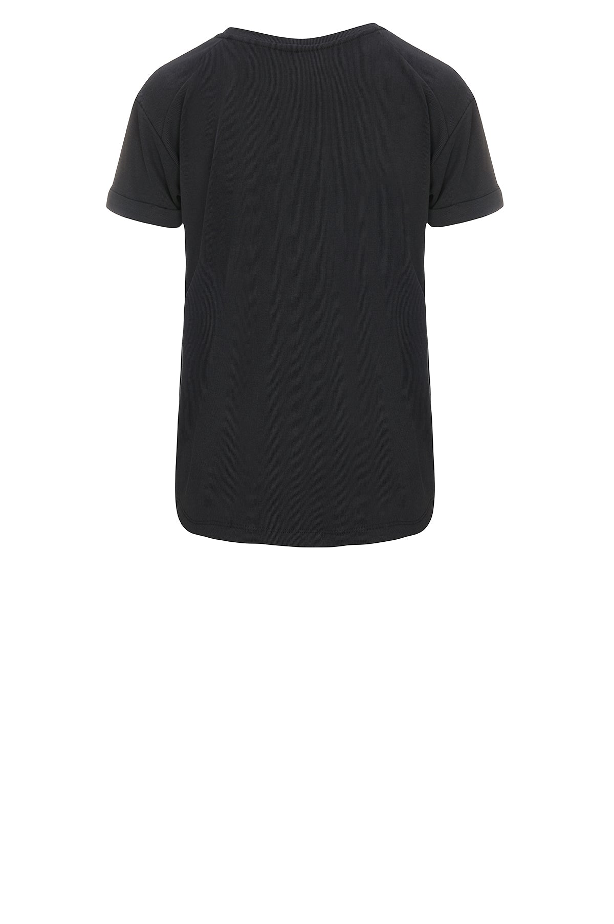 LUXZUZ // ONE TWO Karin T-Shirt 999 Black