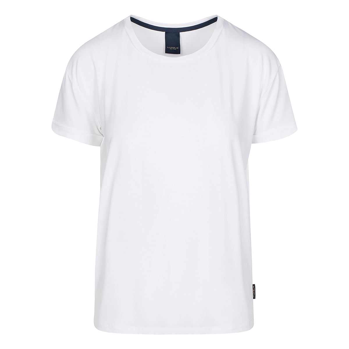 LUXZUZ // ONE TWO Karin Bamboo T-Shirt 901 White
