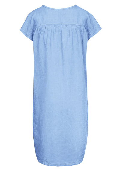 LUXZUZ // ONE TWO Karla Dress Dress 510 Chambray Blue