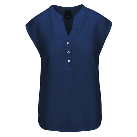 LUXZUZ // ONE TWO Kikantia Top Top 575 Navy Blue