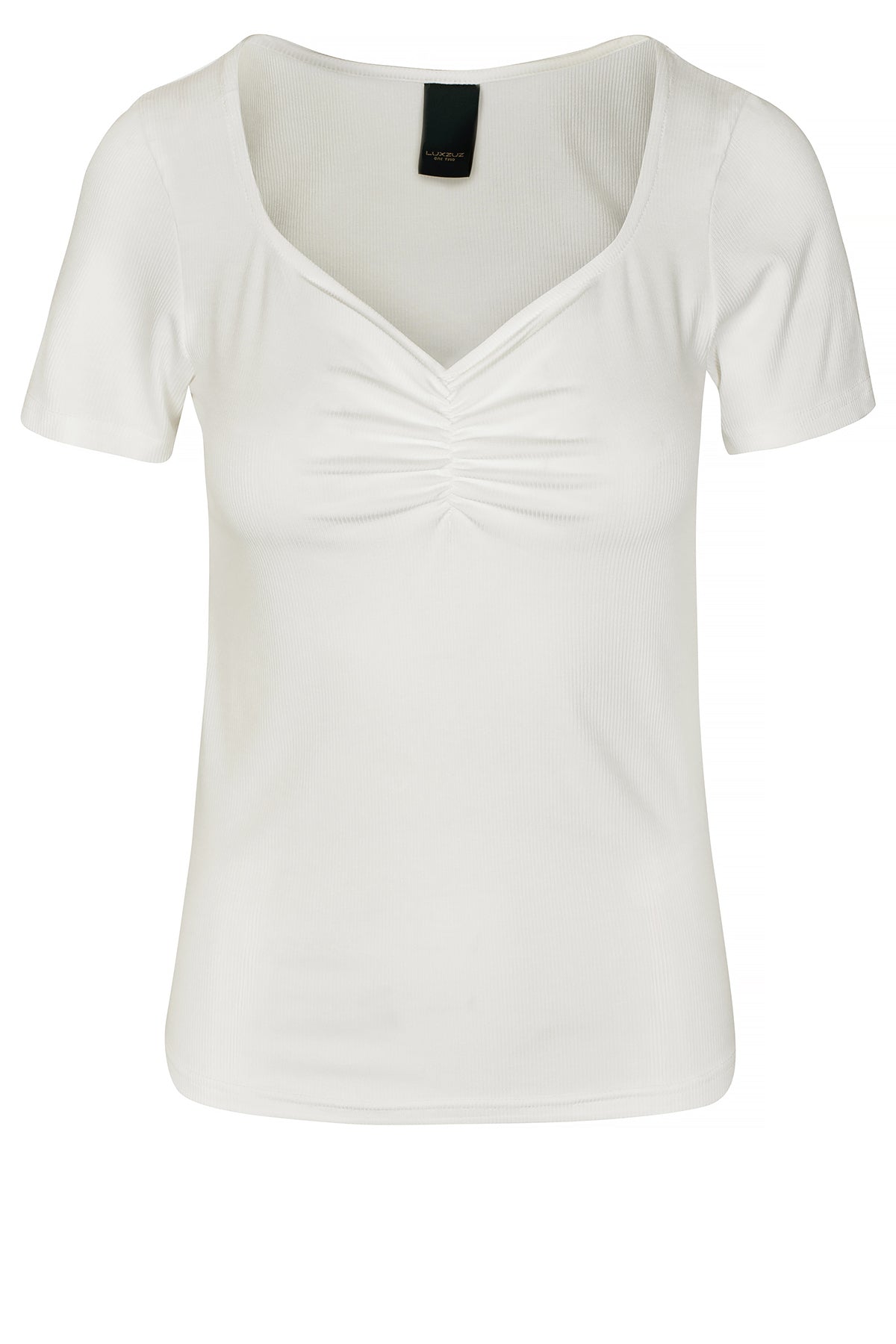 LUXZUZ // ONE TWO Klaudine T-shirt T-Shirt 737 Cream