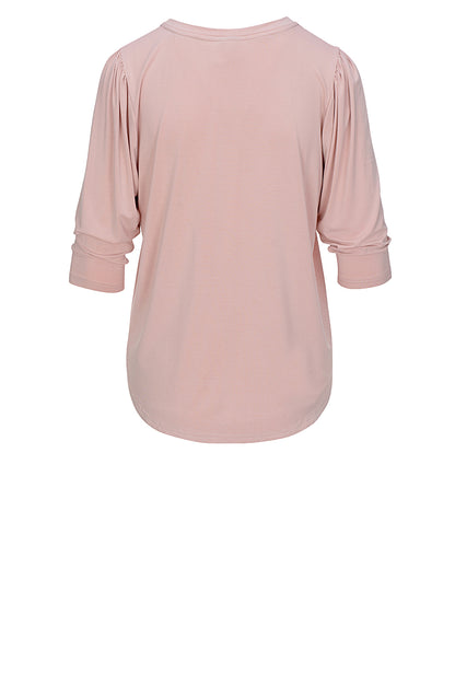 LUXZUZ // ONE TWO Lailong Bamboo T-Shirt 302 Rose Smoke