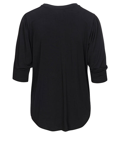 LUXZUZ // ONE TWO Lailong Bamboo T-Shirt 999 Black