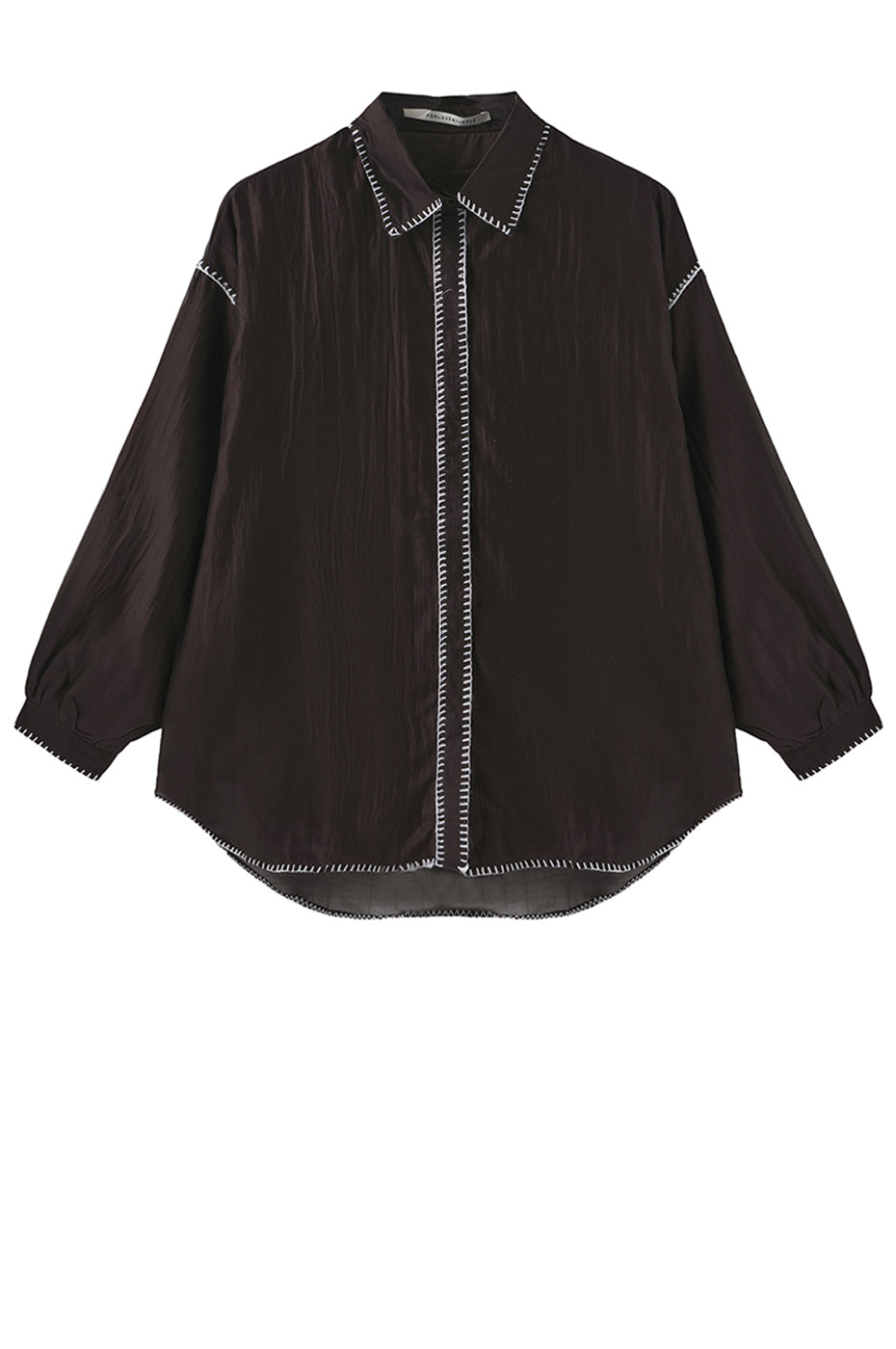 LUXZUZ // ONE TWO Lane Shirt Shirt 799 Choco Lux