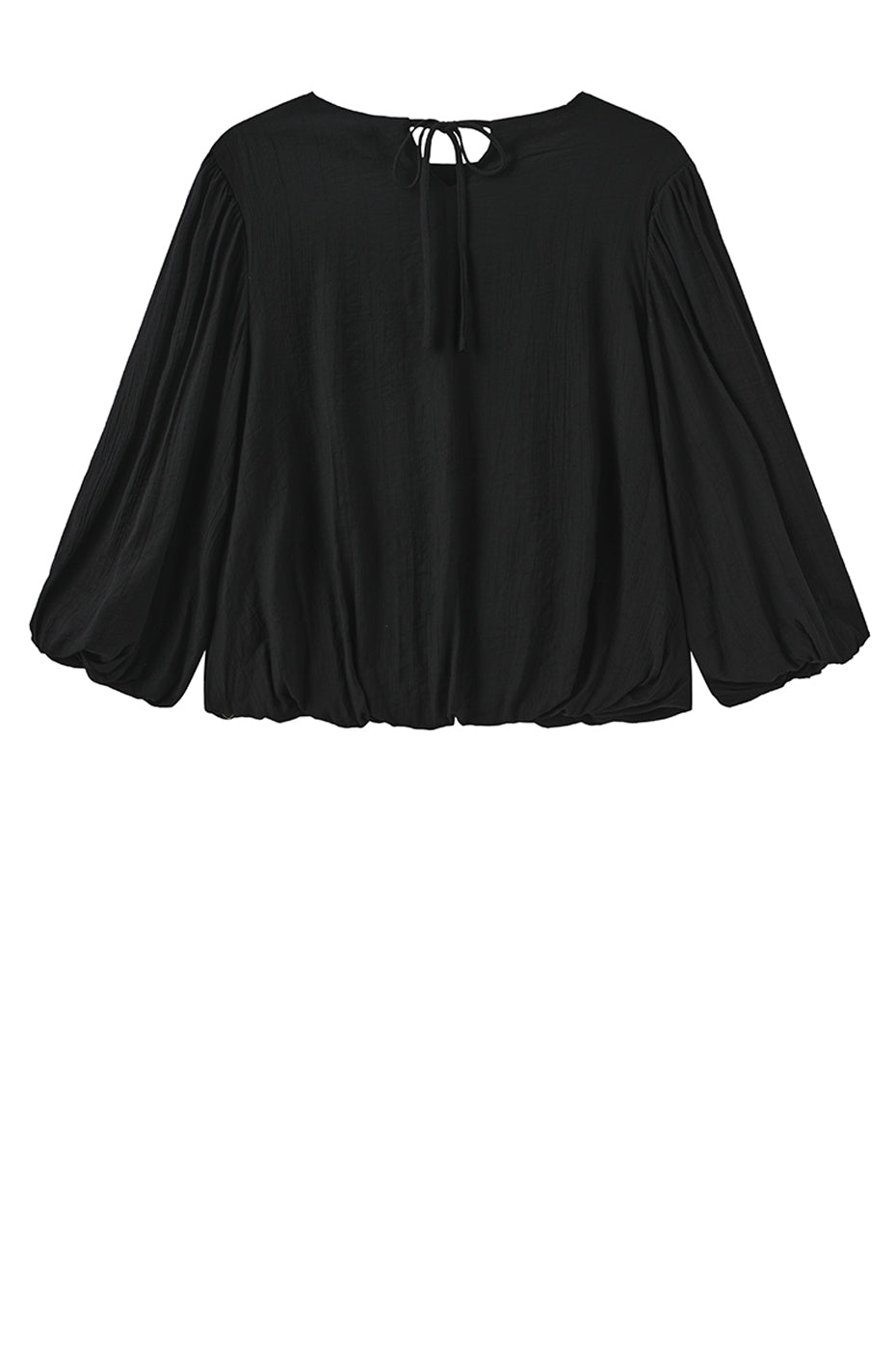 LUXZUZ // ONE TWO Leis Blouse Shirt 999 Black