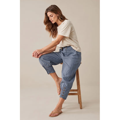 LUXZUZ // ONE TWO Linca Pant Pant 550 Antique Blue
