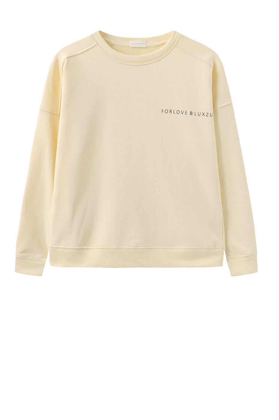LUXZUZ // ONE TWO Lovelux Sweat Sweat 129 Pastel Yellow