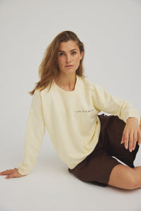Lovelux Sweat - Pastel Yellow