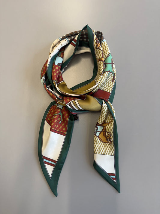 LUXZUZ // ONE TWO Lungo Scarf Accessories 692 Pepper Green