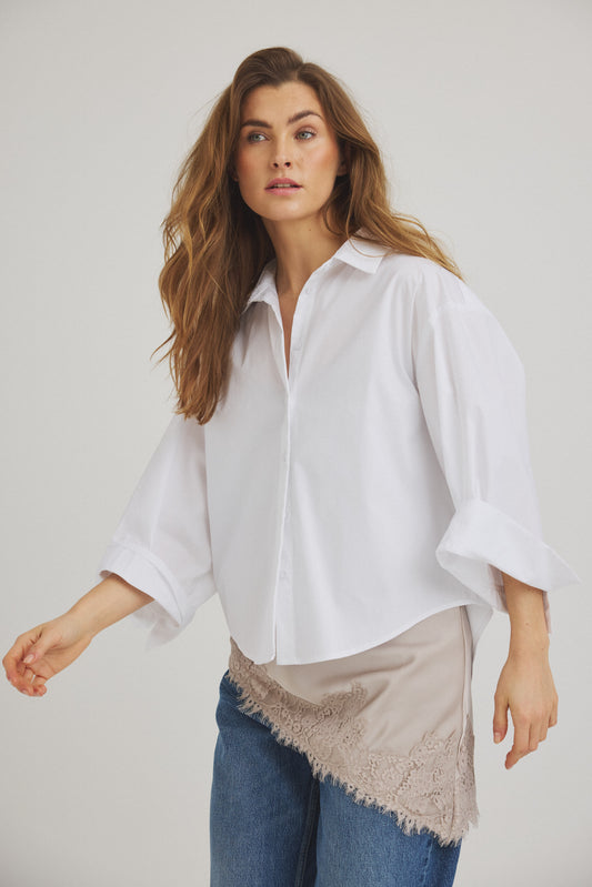 LUXZUZ // ONE TWO Luxo Shirt Shirt 901 White