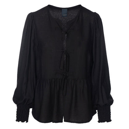 LUXZUZ // ONE TWO Lyneto Blouse Blouse 999 Black