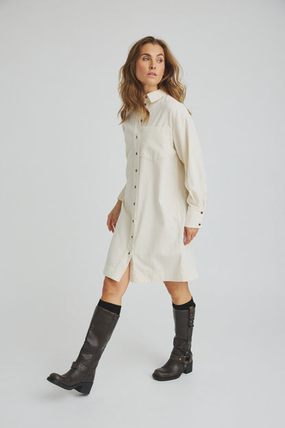 LUXZUZ // ONE TWO Makiena Dress Dress 741 Ecru