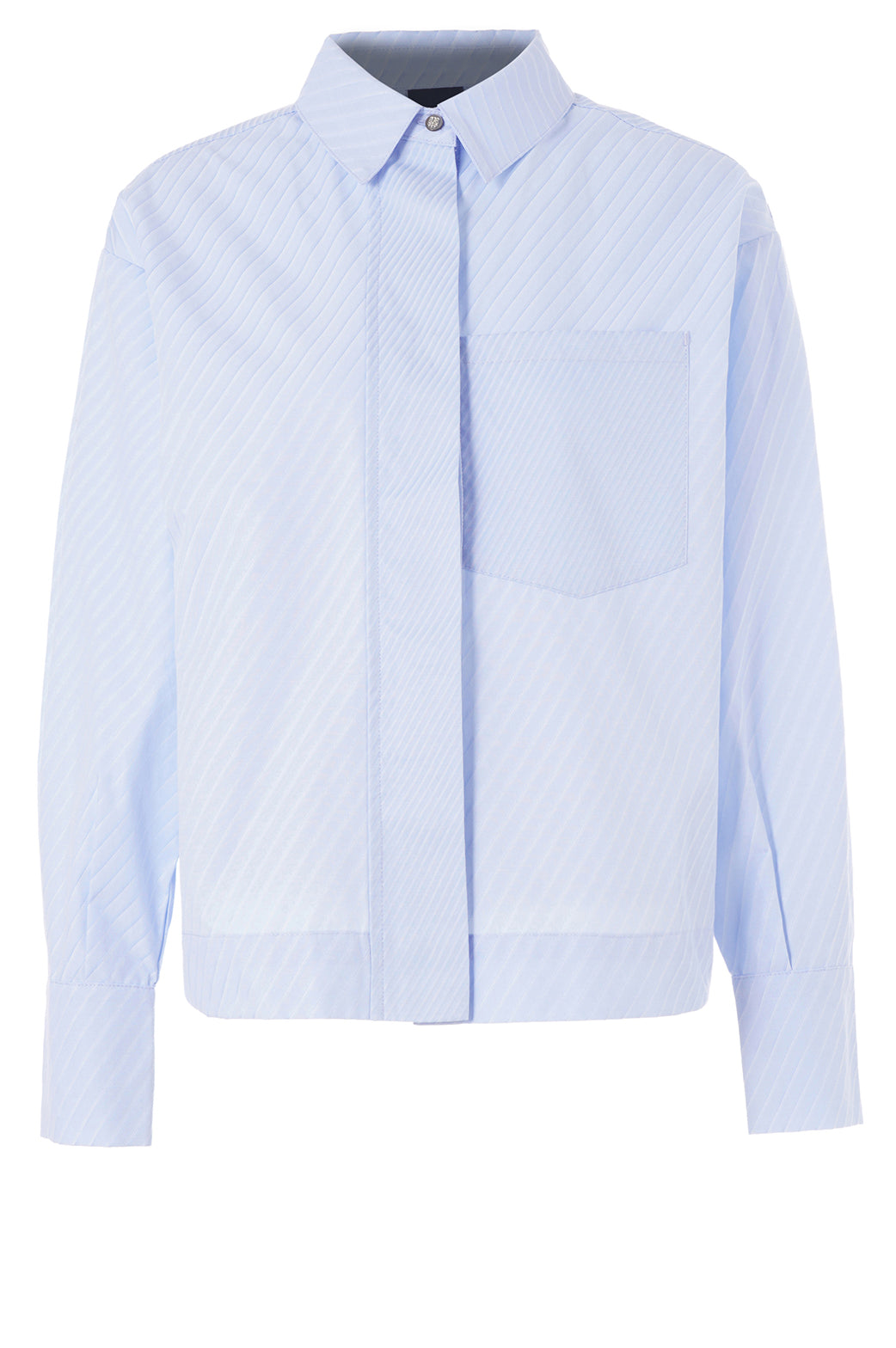 LUXZUZ // ONE TWO Makiero Shirt Shirt 504 Xenon Blue