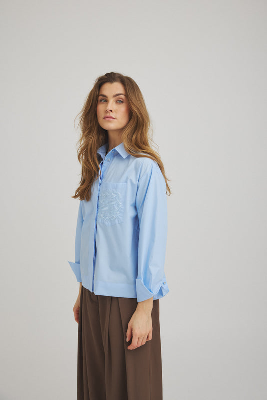 LUXZUZ // ONE TWO Makiero Shirt Shirt 519 Kentucky Blue
