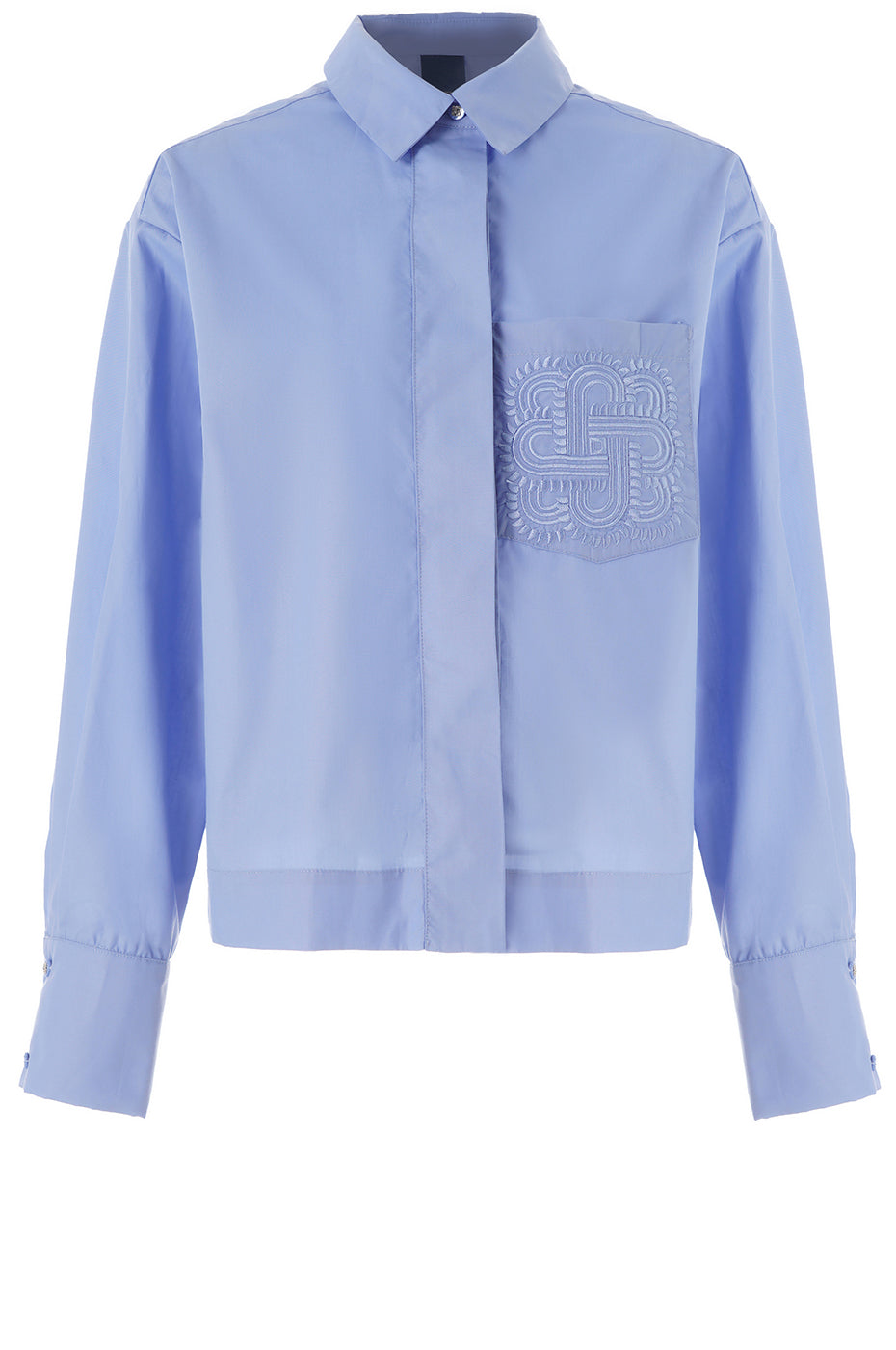 LUXZUZ // ONE TWO Makiero Shirt Shirt 539 Bell Air Blue