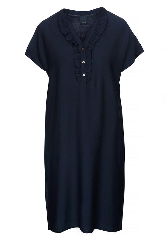 LUXZUZ // ONE TWO Maritoru Dress Dress 575 Navy Blue