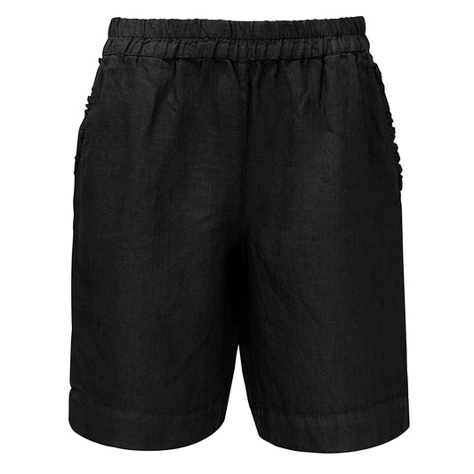 LUXZUZ // ONE TWO Olea Shorts Shorts 999 Black