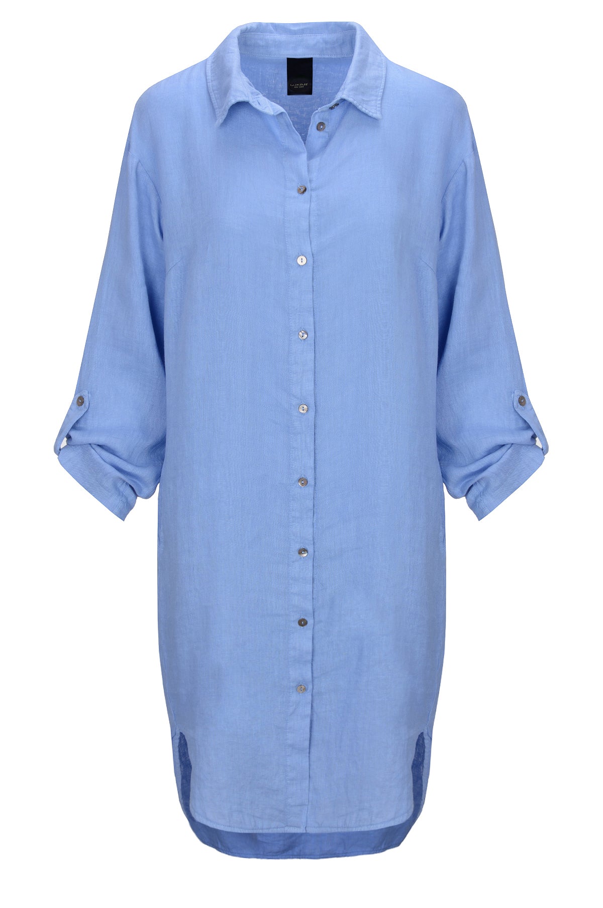 LUXZUZ // ONE TWO Osa Long Shirt Dress 553 Granada Sky