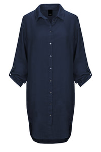 Osa Long Shirt - Navy