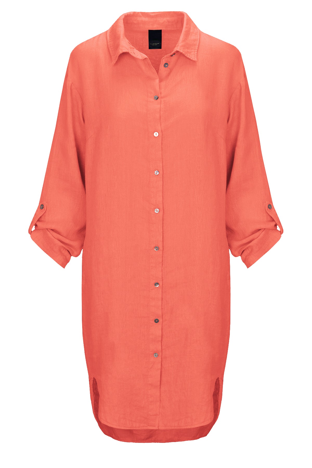 LUXZUZ // ONE TWO Osa Long Shirt Tuniqué 230 Emberglow