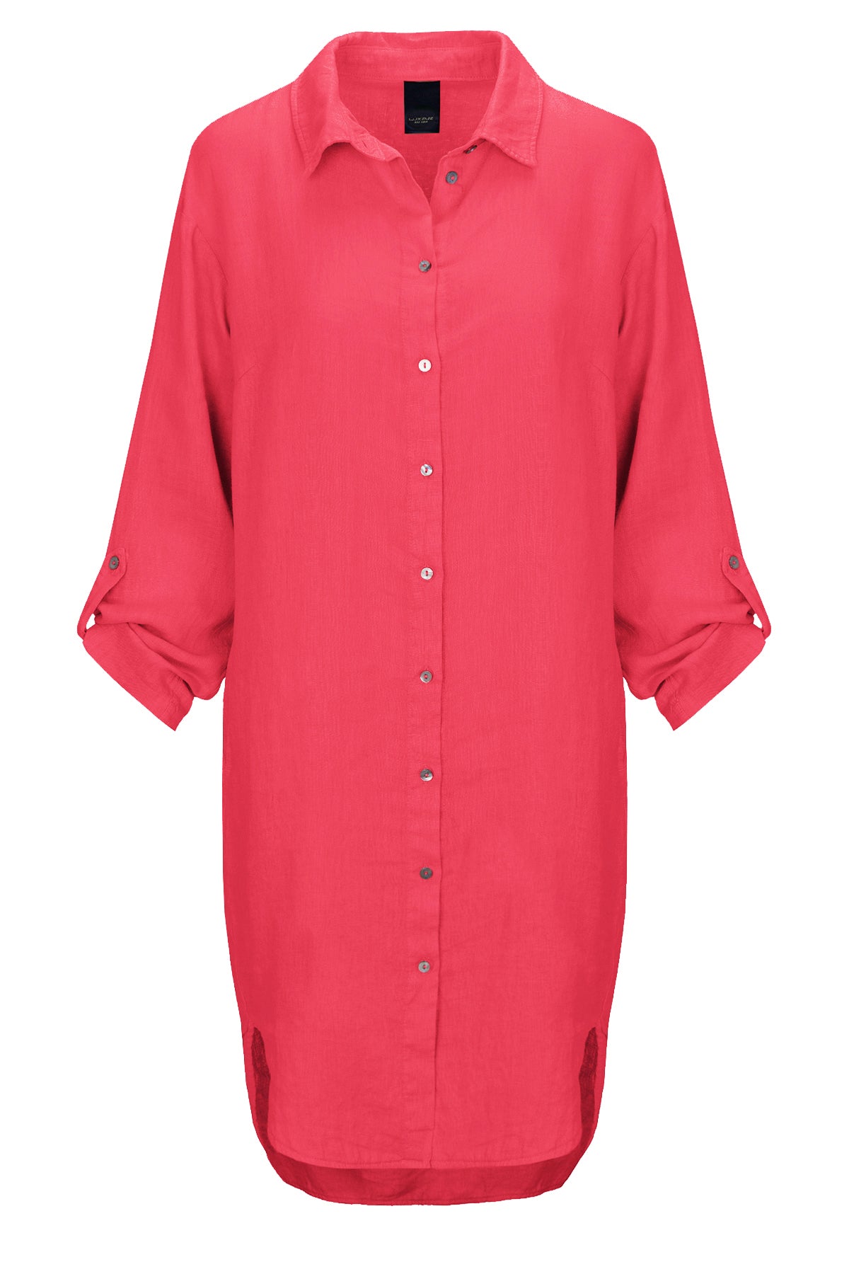 LUXZUZ // ONE TWO Osa Long Shirt Tuniqué 390 Raspberry