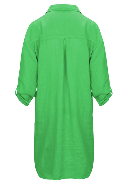 LUXZUZ // ONE TWO Osa Long Shirt Tuniqué 623 Kelly Green