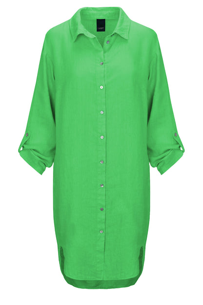 LUXZUZ // ONE TWO Osa Long Shirt Tuniqué 623 Kelly Green