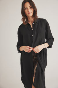 Osa Long Shirt - Black