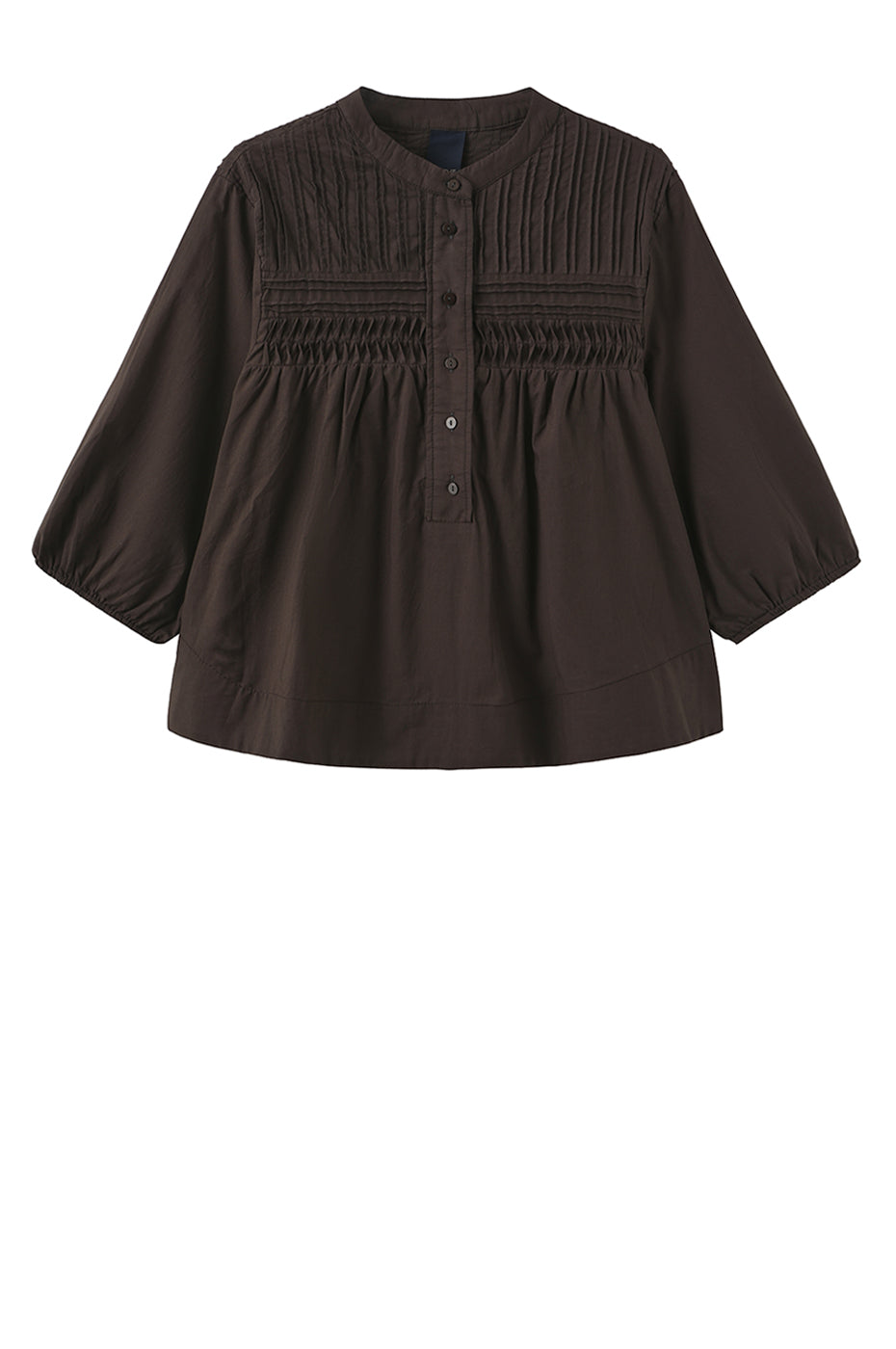 LUXZUZ // ONE TWO Percha Blouse Blouse 795 Coffee Bean
