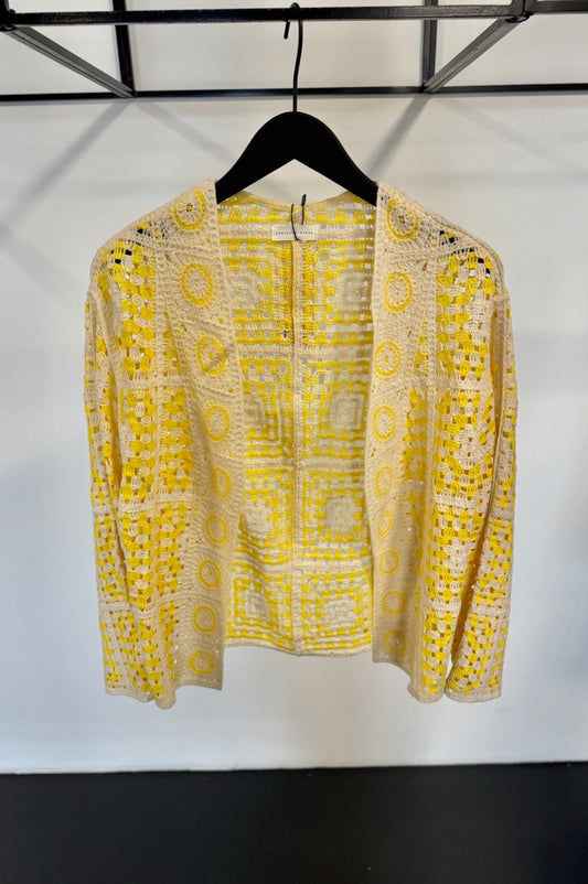 LUXZUZ // ONE TWO Polly Cardigan Cardigan 101 Tender Yellow