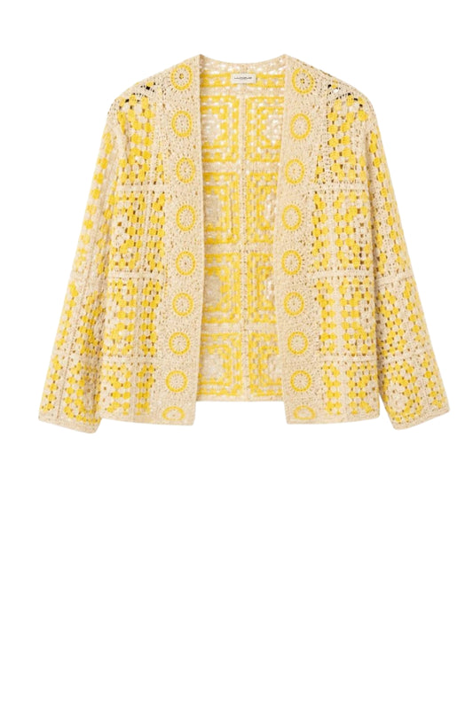 LUXZUZ // ONE TWO Polly Cardigan Cardigan 101 Tender Yellow