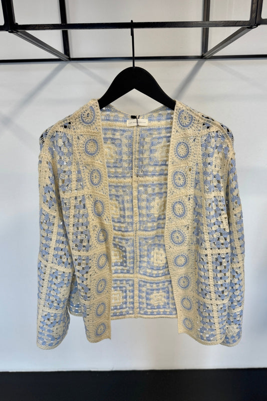 LUXZUZ // ONE TWO Polly Cardigan Cardigan 510 Chambray Blue