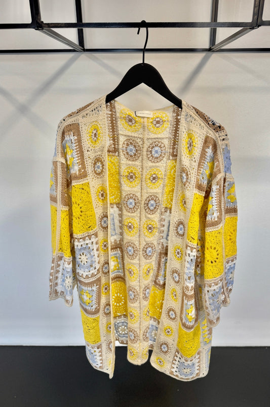 LUXZUZ // ONE TWO Poulina Cardigan Cardigan 101 Tender Yellow