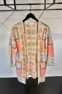 Poulina Cardigan - Pink Lady