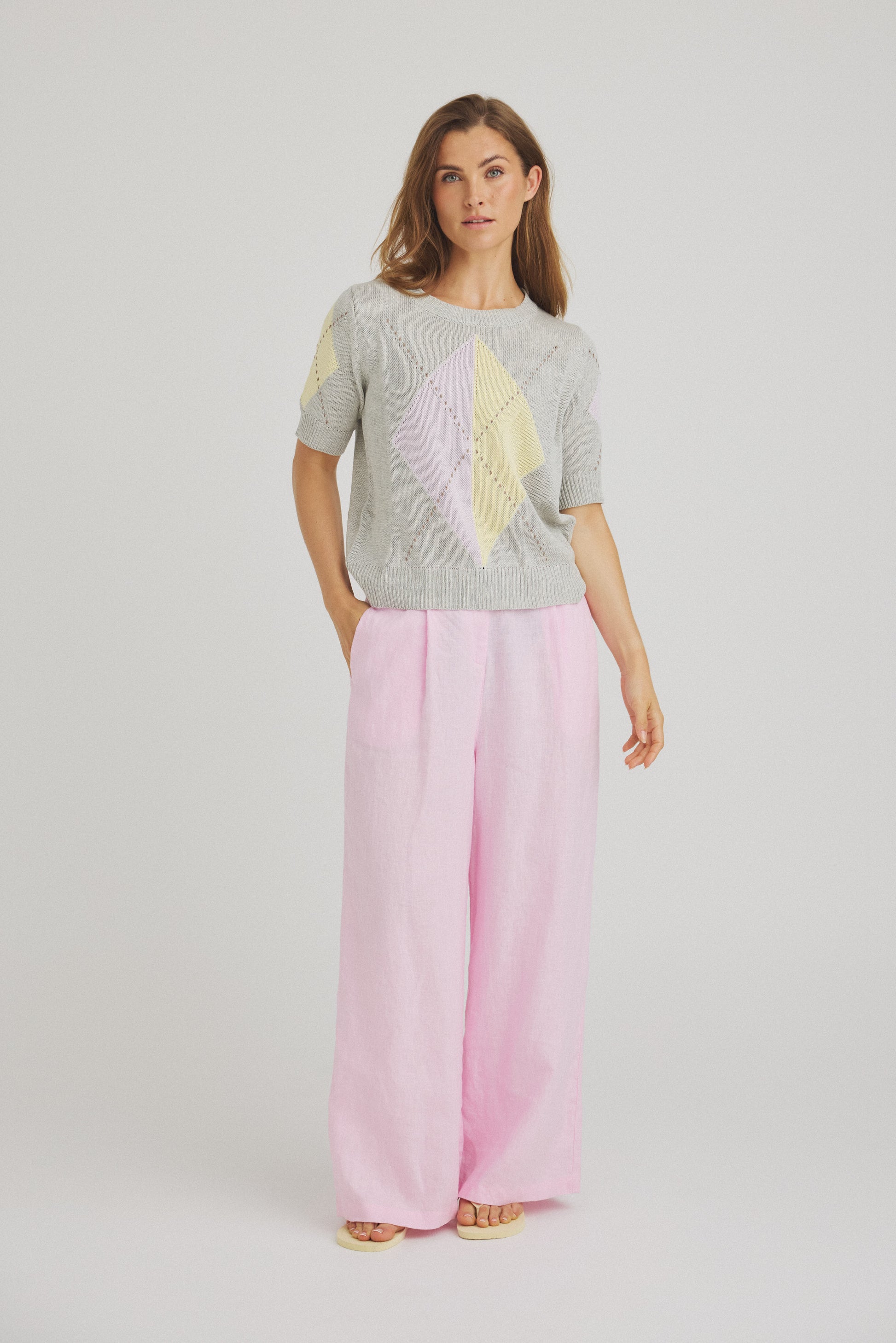 LUXZUZ // ONE TWO Rita Pant Pant 322 Pink Lady