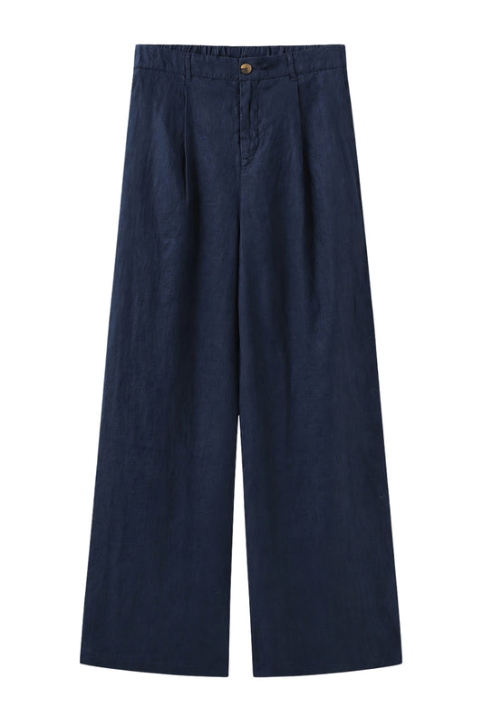 LUXZUZ // ONE TWO Rita Pant Pant 575 Navy Blue