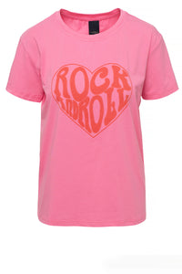 Rock & Roll T-shirt - Prism Pink