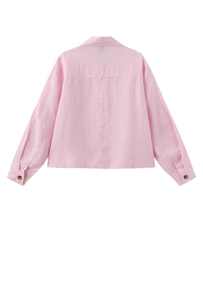 LUXZUZ // ONE TWO Ruby Shirt Shirt 322 Pink Lady