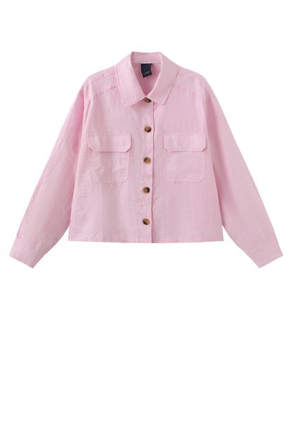 LUXZUZ // ONE TWO Ruby Shirt Shirt 322 Pink Lady