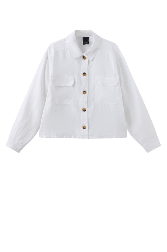 LUXZUZ // ONE TWO Ruby Shirt Shirt 901 White