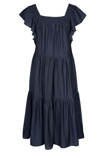 LUXZUZ // ONE TWO Rufusana Dress Dress 575 Navy Blue